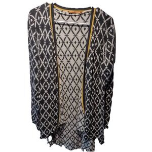 LOT OF 2 Belldini Women's Size LARGE Cardigan Sweater  BLACK AND GRAY